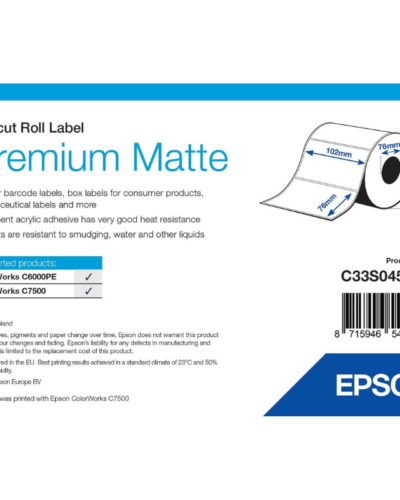 Etichette Premium Matte Epson - 102x76 mm